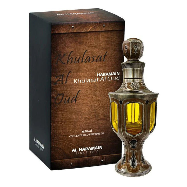 Khulalsat Al Oud Concentrated Perfume Oil 30ml By Al Haramain