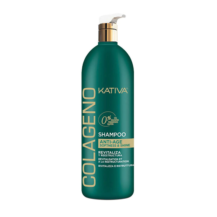 Colageno Anti-Age Shampoo for Damaged Hair 500 ml By Kativa