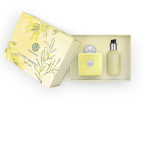 Love Mimosa - Gift Set For Women - EDP 100 ml + Body Lotion 100 ml By Amouage