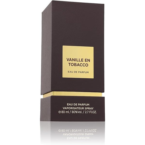 Vanille En Tobacco Edp 80ml For Men By Fragrance World