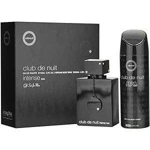 Club De Nuit Intense EDT 105ml+200ml Deo Spray Set For Men By Armaf