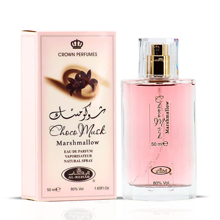 Al Rehab Choco Musk Marshmallow Eau De Parfum For Unisex - Oriental Vanilla Perfume 50ml