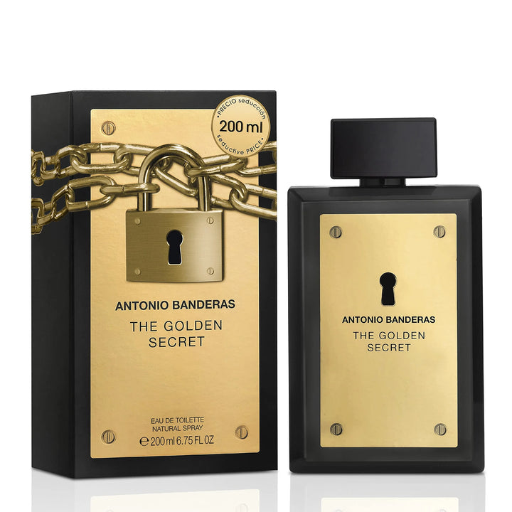  The Golden Secret Perfume By Antonio Banderas For Men EDT 200ml