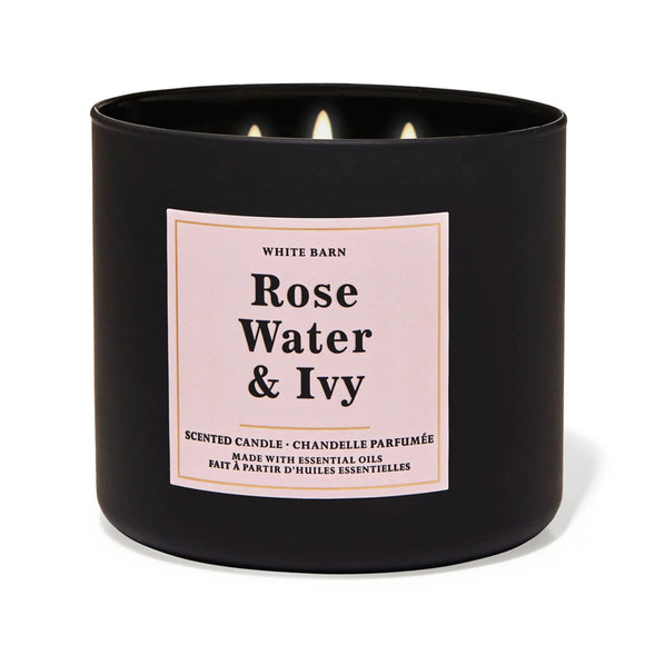 Bath & Body Works Rose Water & Ivy Scented Candle