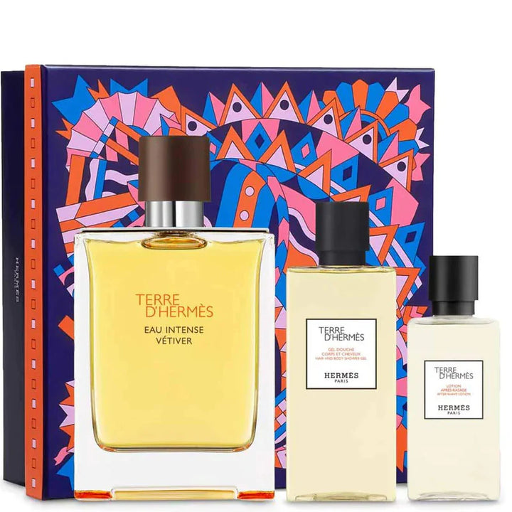 Terre D'Hermes Eau Intense Vetiver Gift Set By Hermes For Men