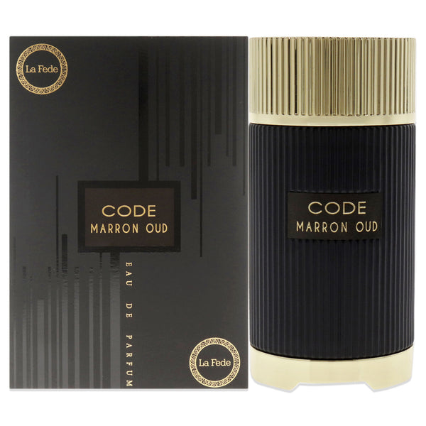 Khadlaj Code Marron Oud Perfume For Unisex EDP 100ml