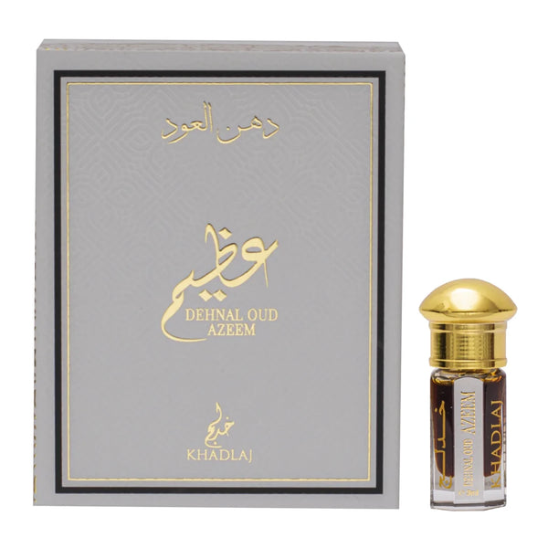 Khadlaj Dehnal Oud Azeem Concentrated Perfume Oil For Unisex 3ml