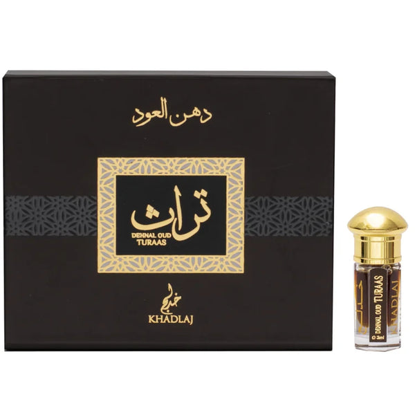 Khadlaj Dehnal Oud Turaas Concentrated Perfume Oil For Unisex 3ml