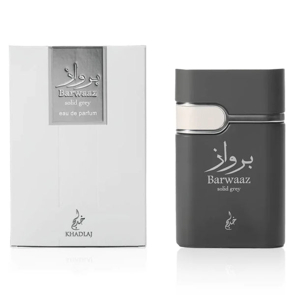 Khadlaj Spray Barwaaz Solid Grey Perfume For Unisex EDP 100ml