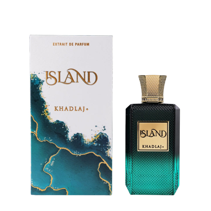 Khadlaj Island Extrait de Parfum For Unisex - Fruity–Woody–Creamy Perfume 100ml