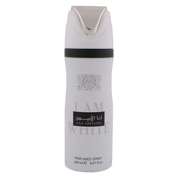 Lattafa Ana Abiyad Deo Perfumed Spray For Women Fruity‑Musk Perfume 200ml