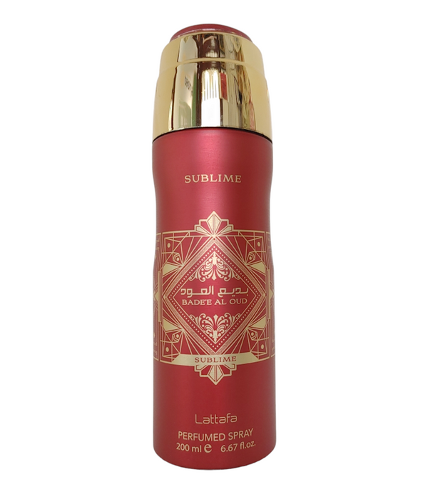Lattafa Badee Al Oud Sublime Deo Perfumed Spray For Women Woody‑Aromatic Perfume 200ml