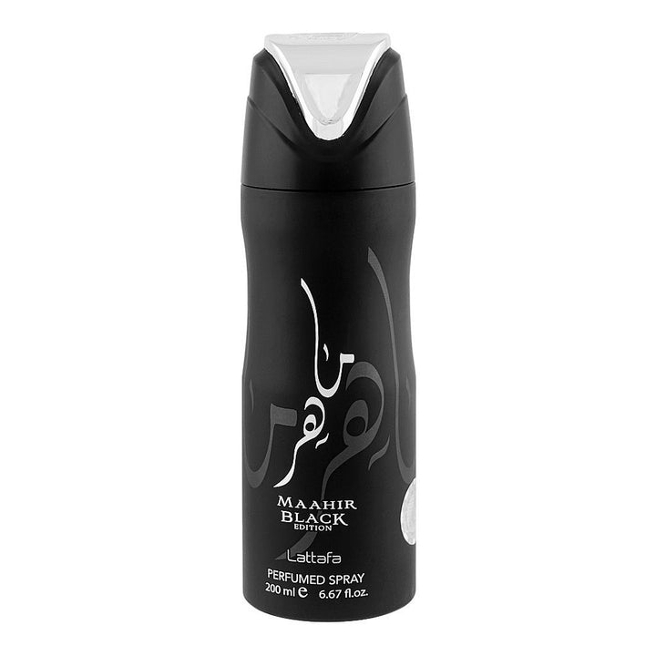 Lattafa Black Edition Deo Perfumed Spray For Women Oriental‑Woody Perfume 200ml