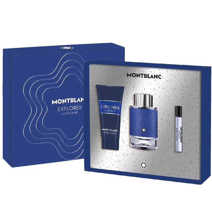 Explorer Ultra Blue Gift Set By Mont Blanc For Men