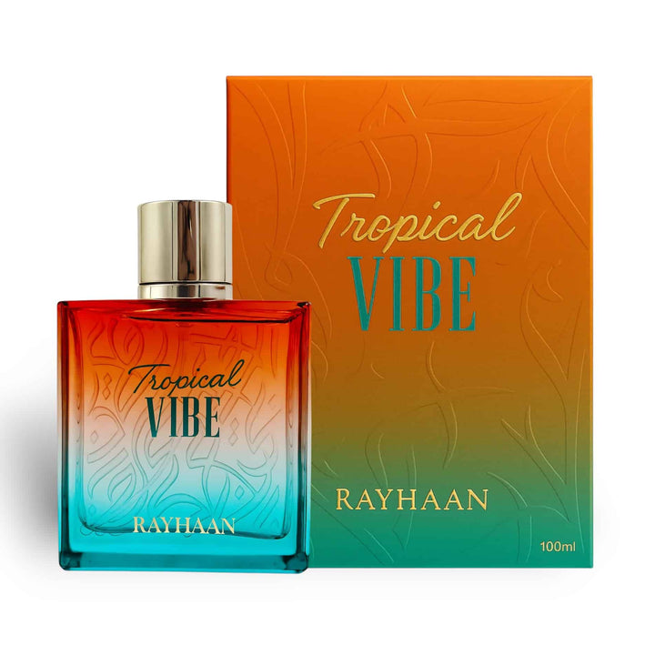 Rayhaan Tropical Vibe Eau De Parfum For Unisex - Fruity Floral Perfume 100ml