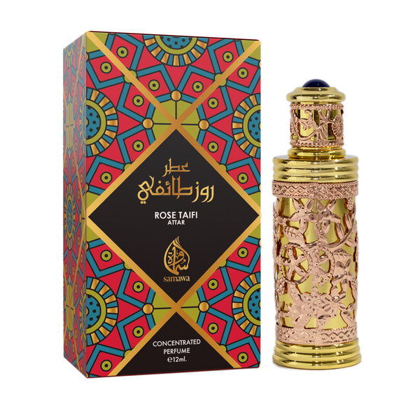 Samawa Rose Taifi - Concentrated Perfume Oil For Unisex -12ml Attar - TR Edition