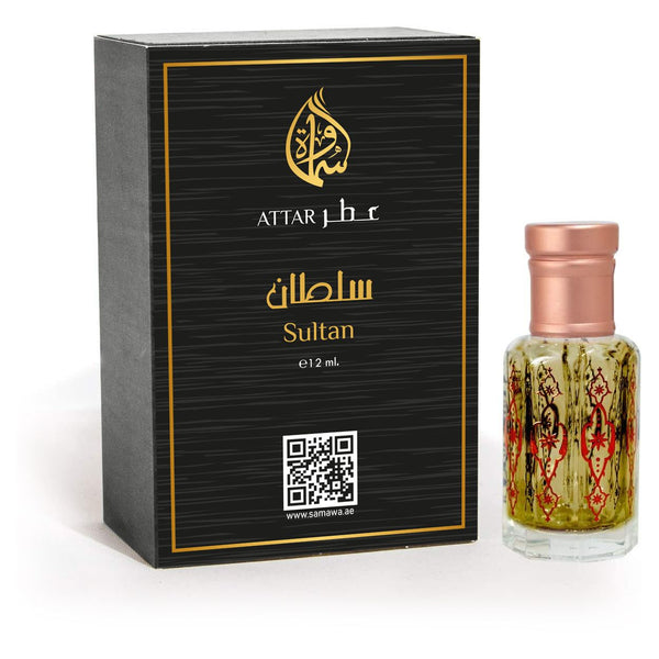 Samawa Sultan Attar Concentrated Perfume Oil  For Unisex 12ml