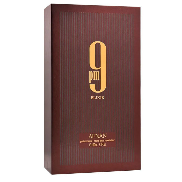 Afnan 9pm Elixir Parfum Intense For Unisex -Oriental Spicy Perfume 100ml