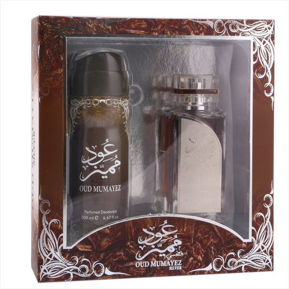Lattafa Oud Mumayez Giftset Perfume For Men, edp, 100ml + Deo 200ml