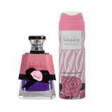 Lattafa Washwashah Giftset Perfume For Women, 100ml + Deo 200ml