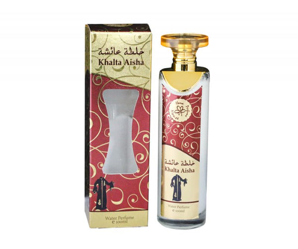 Khalta Aisha Abaya Water Perfume for Women ,No Alcohol 100ml