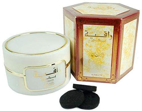 Bakhoor Raqiya Rasasi – Encens Parfumé 18 Onglets – Bois D’agar / Oud – Neuf