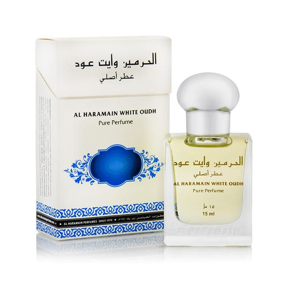 Al Haramain White Oudh Perfume Oil for Unisex 15ml