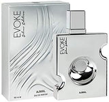 Ajmal Evoke Silver Perfume For Men, EDP, 90ml