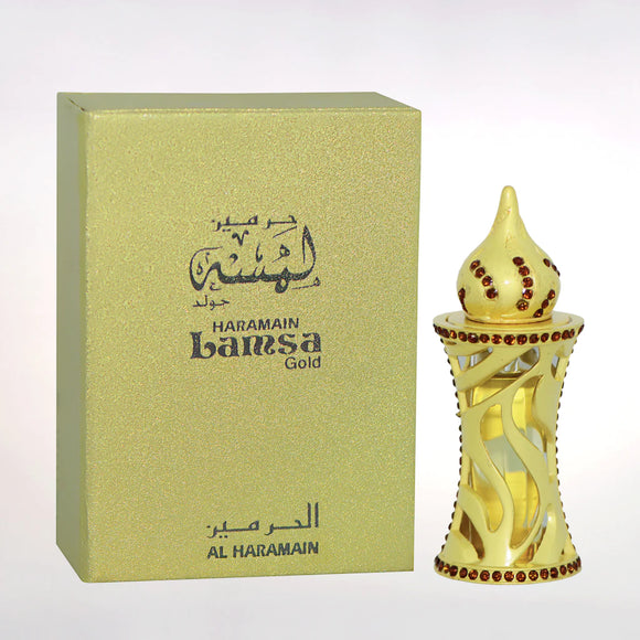 Al Haramain Lamsa Gold Concentrated Perfume Oil For Unisex 12ml