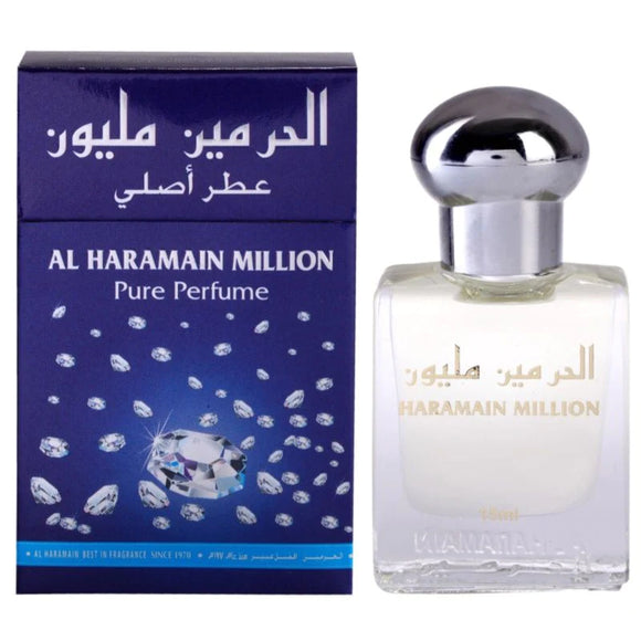 Al Haramain Million Attar- Concentrated Perfume Oil for Unisex 15ml
