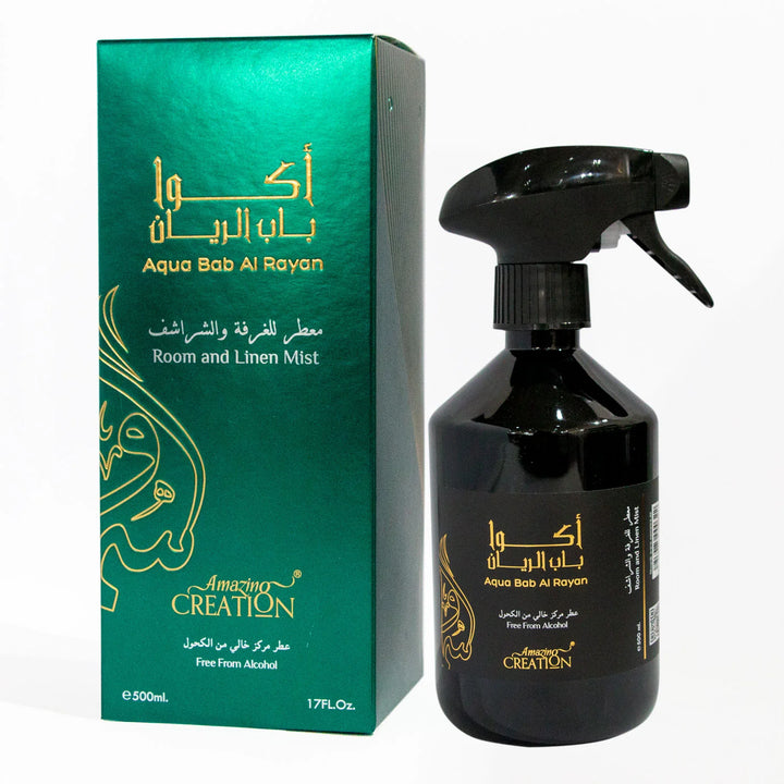 Amazing Creation Aqua Bab Al Rayan Alcohol Free Room And Linen Mist 500ml