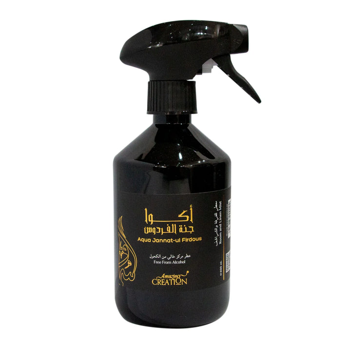 Amazing Creation Aqua Jannat Ul Firdous Alcohol Free Room And Linen Mist 500ml