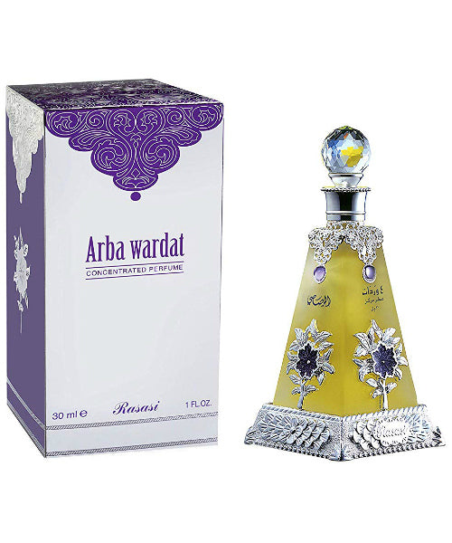 Rasasi Arba Wardat Attar Concentrated Perfume Oil For Men and Women 30ML