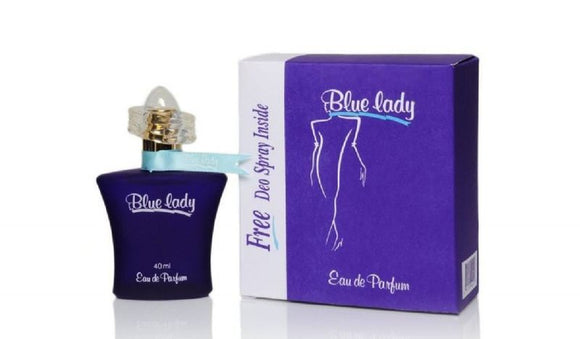Rasasi Blue Lady With Free Deo,  Eau de Parfum, 40 ml