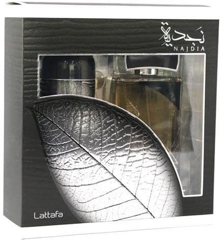 Lattafa Najdia Giftset perfume for Men,EDP 100 ml + Deo 200ml