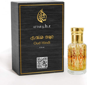 Samawa Oud Hindi Attar- Concentrated Perfume Oil For Unisex-6ml