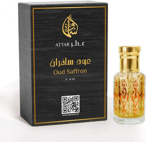Samawa Oud Saffron Attar- Concentrated Perfume Oil For Unisex-6ml